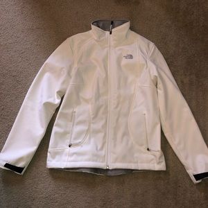 White North Face Windbreaker Jacket